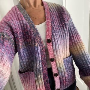 BB Dakota (over the rainbow) colourful cardigan - NWOT Size S